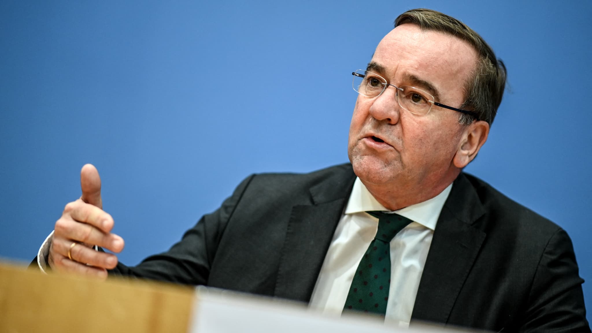 Boris Pistorius, annoncé comme étant le prochain ministre de la Défense allemand. Boris Pistorius, annoncé comme étant le prochain ministre de la Défense allemand.