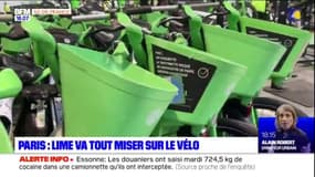 Paris: avec l'interdiction des trottinettes électriques, Lime mise tout sur le vélo
