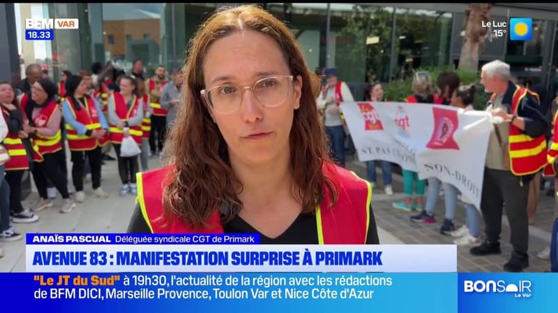 La Valette-du-Var: manifestation surprise au Primark d'Avenue 83