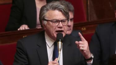 Gilbert Collard, député du Gard et allié du FN, ici le 9 février 2016 à l'Assemblée nationale.