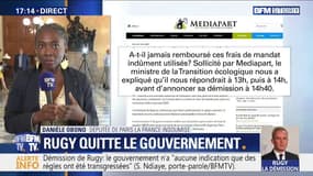 Démission de François de Rugy: Danièle Obono (LFI) souhaite "bon vent à la girouette"