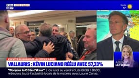 Vallauris Golfe-Juan: le maire Kevin Luciano se dit "satisfait" après sa réélection