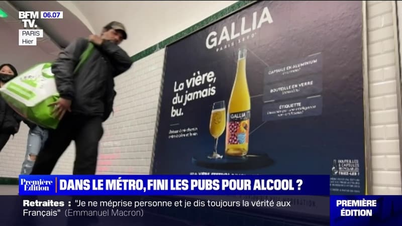 Paris: quatre associations militent pour la fin des pubs pour l'alcool dans les couloirs du métro