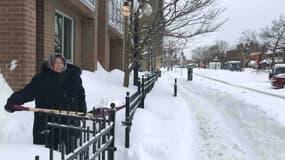 Un homme est resté bloqué dans sa maison plusieurs semaines à cause de la neige, à Ottawa au Canada (PHOTO D'ILLUSTRATION)