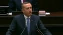 Le Premier ministre turc Erdogan a parlé ce mardi devant les députés de son parti.