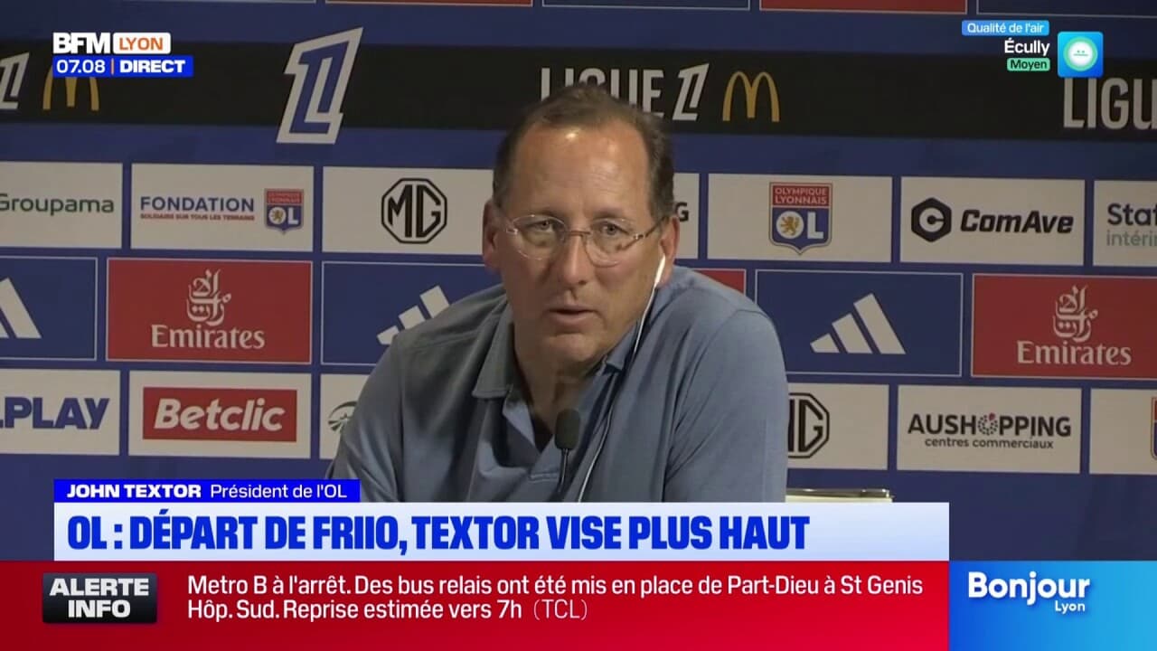 Ol Départ De David Friio John Textor Vise Plus Haut 