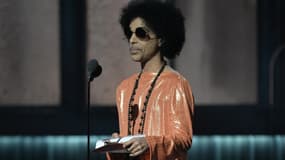 Prince lors de la cérémonie des Grammy Awards en février 2015 à Los Angeles. 