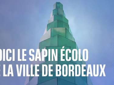 Il y aura bien un sapin de Noël à Bordeaux, mais il sera en verre et en acier recyclés