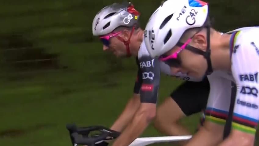 La discussion entre McNulty et Pogacar sur le GP de Montréal, 14 septembre 2025
