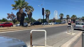 L'un des nouveaux radars installés sur l'avenue Pierre-Mendès-France, dans le 8e arrondissement de Marseille. 