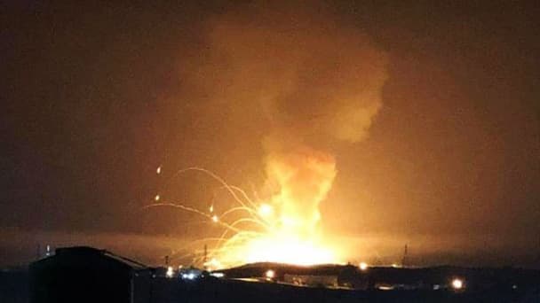 EN VIDÉO - Énorme explosion dans un dépôt militaire de munitions en Jordanie