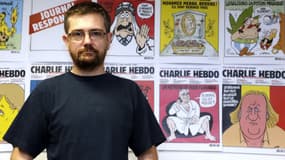 Charb, l'ex-patron de Charlie Hebdo assassiné en janvier, le 27 décembre 2012.