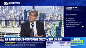 La bourse de trésorerie: "Sous-perforation de la santé de 20% sur un an, c'est généralement un bon point d'entrée" - 12/06