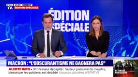 Homme décapité à Conflans: "L’obscurantisme ne gagnera pas", selon Emmanuel Macron (2/2) - 16/10
