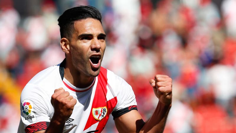 Radamel Falcao buteur lors de sa première avec le Rayo Vallecano