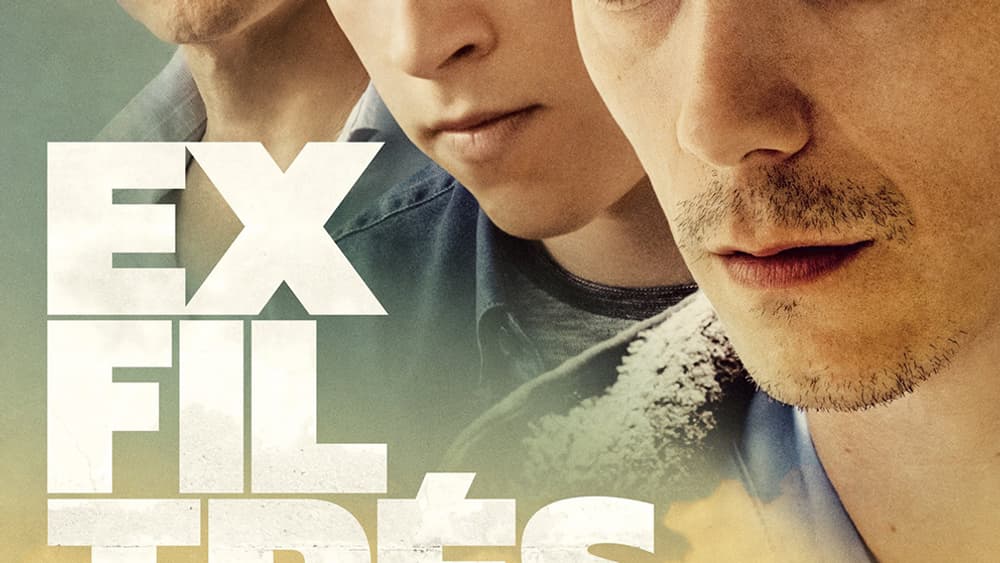 Charles Berling, Finnegan Oldfield et Swann Arlaud dans "Exfiltrés". 