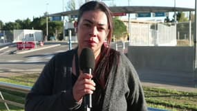 Hassiba, la mère de Samara agressée devant son collège à Montpellier, le 3 avril 2024.