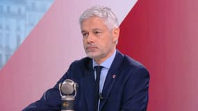 Le patron des députés de la Droite républicaine, Laurent Wauquiez, le 4 février 2024 sur BFMTV-RMC 