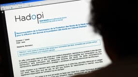 Exemple de courrier envoyé par la Hadopi