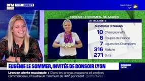 Eugénie Le Sommer, attaquante de l'OL, était l'invitée de Bonsoir Lyon