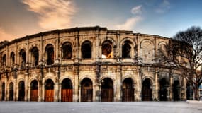 Les arènes de Nîmes.