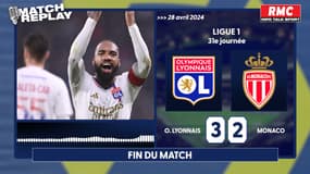 OL 3-2 Monaco : Lyon renverse l’ASM… et sacre le PSG, le goal replay du match