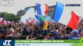JT do Brazil / Les Français rendent hommage aux bleus - 05/07