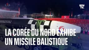 La Corée du Nord exhibe un missile balistique et déclare vouloir "renforcer" son arsenal nucléaire