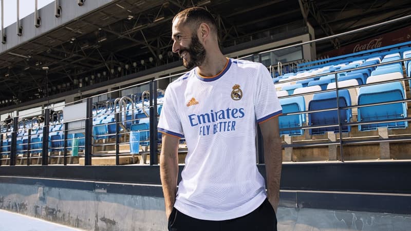 Liga: le Real Madrid dévoile son nouveau maillot domicile, avec du bleu et de l'orange