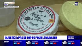 Alsace: le munster écarté du Top 50 des fromages du monde