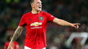 Phil Jones avec Manchester United en 2021.