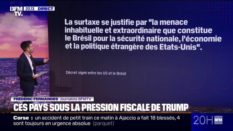 Droits de douane: les pays sous la pression fiscale de Donald Trump