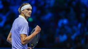 Alexander Zverev lors du Masters de Turin, le 15 novembre 2024.