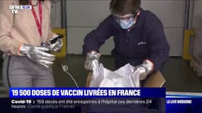 Covid-19: les 19.500 premières doses de vaccin sont arrivées en France
