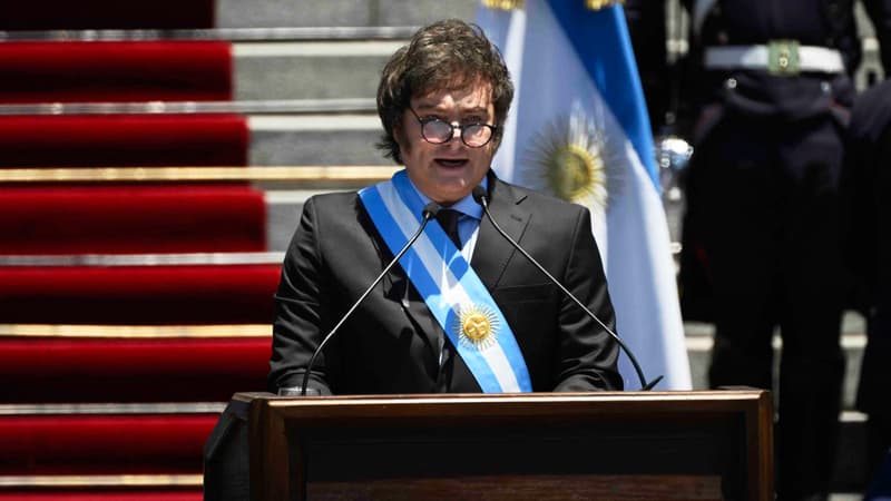 Argentine: investi président, l'ultralibéral Javier Milei promet 