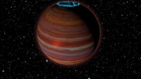 Vue d'artiste de la "rogue planet".