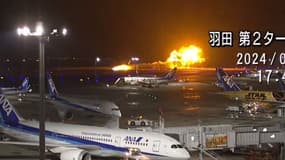 Des images de l'atterrissage de l'Airbus A350 de la Japan Airlines