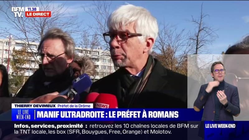 Manifestation d'ultradroite à Romans-sur-Isère: le préfet de la Drôme 