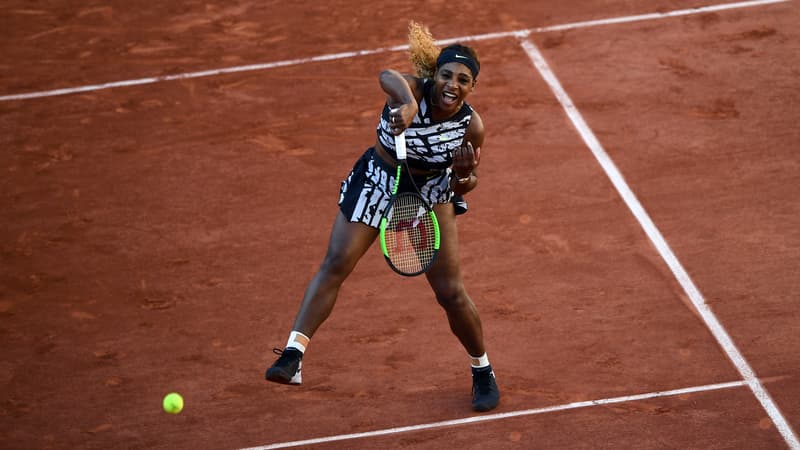 Serena Williams à Roland-Garros, le 1er juin 2019