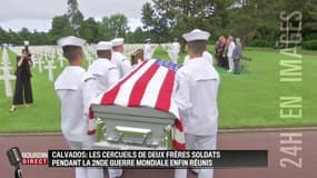 Deux frères soldats pendant la Seconde Guerre mondiale enfin réunis un cimetière normand