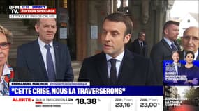 Emmanuel Macron: "Je n'ai pas été testé car je n'ai pas de symptômes (...) il n'y a pas de passe-droit face au virus"