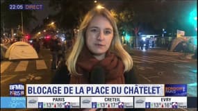 Extinction Rebellion: les militants s'apprêtent à passer la nuit à Châtelet