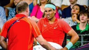 Rafael Nadal lors du Tournoi ATP de Brisbane, le 5 janvier 2024.