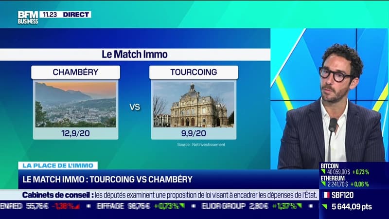 La place de l’immo : Tourcoing VS Chambéry, le match - 24/01