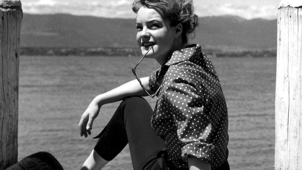 L'actrice Romy Schneider en 1956 L'actrice Romy Schneider en 1956