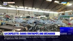 Marseille: un entrepôt transformé en décharge