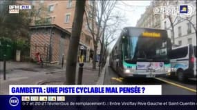 Paris: des travaux réalisés sur la piste cyclable de l'avenue Gambetta, jugée dangereuse