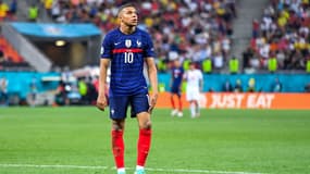 Kylian Mbappé face à la Suisse à l'Euro 2021