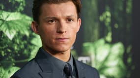 L'acteur Tom Holland, nouveau visage de Spider-Man, en avril 2017