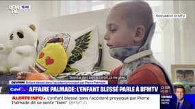 Devrim, l'enfant blessé dans l'accident provoqué par Pierre Palmade, dit à BFMTV se sentir "bien"